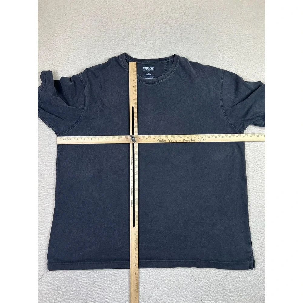Duluth Trading Longtail T Shirt Mens XL Black 100% Cotton Workwear Crewneck